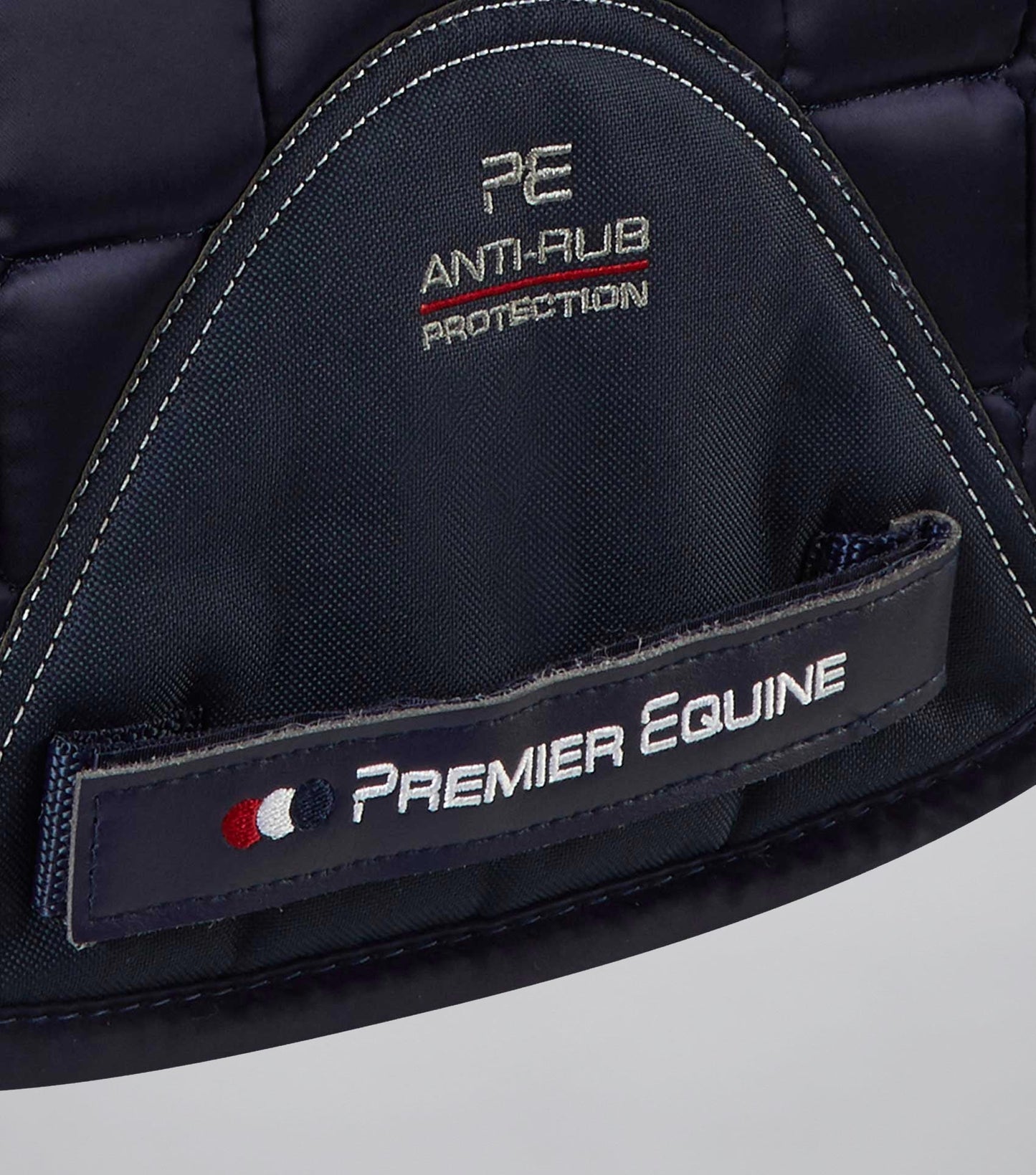 Premier Equine Capella Close Contact Merino Wool GP/Jump Square Navy/Natural Wool