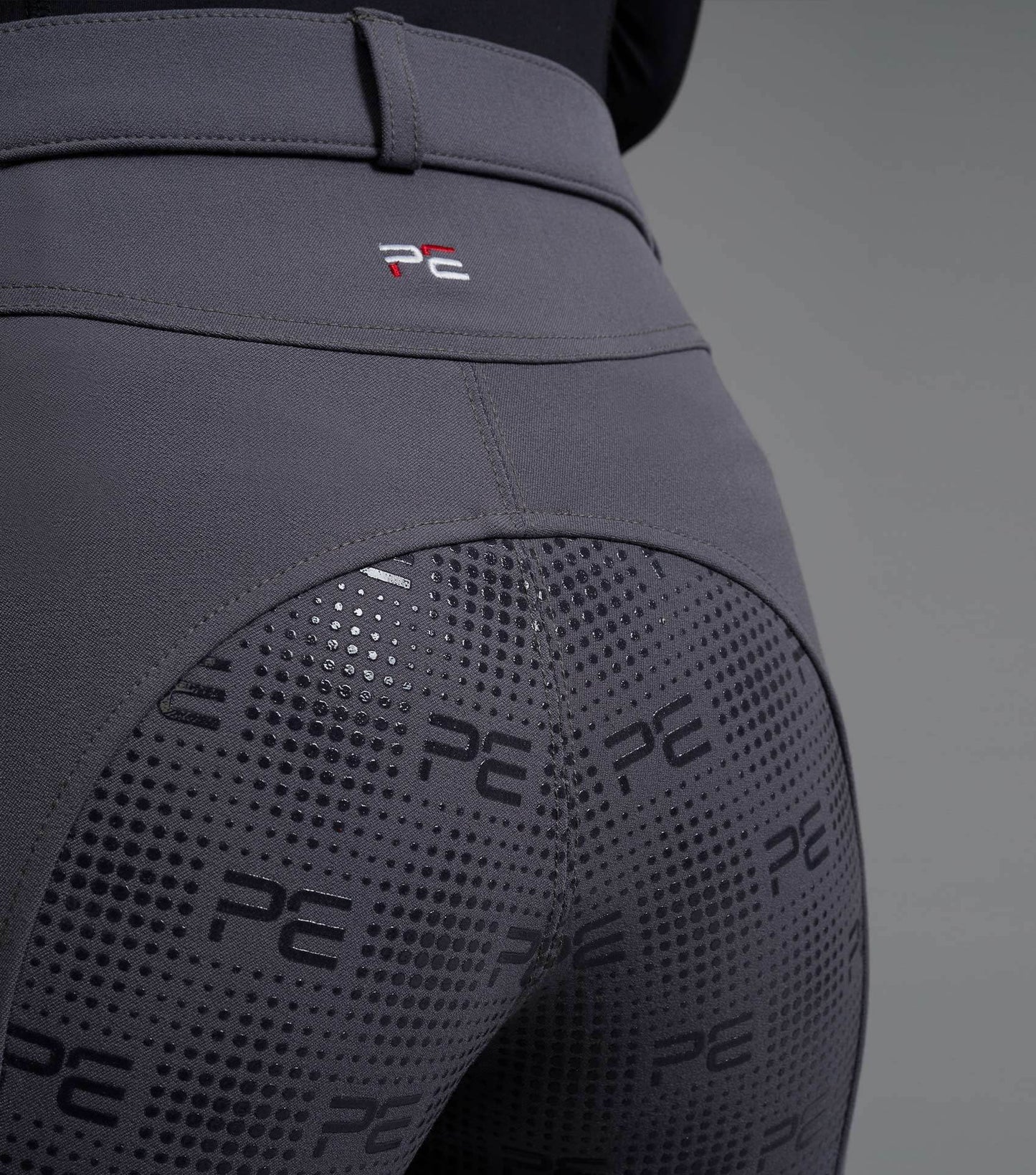 Premier Equine Cassa Ladies Full Seat Gel Riding Breeches Anthracite - N P Equestrian & Pet Supplies Ltd