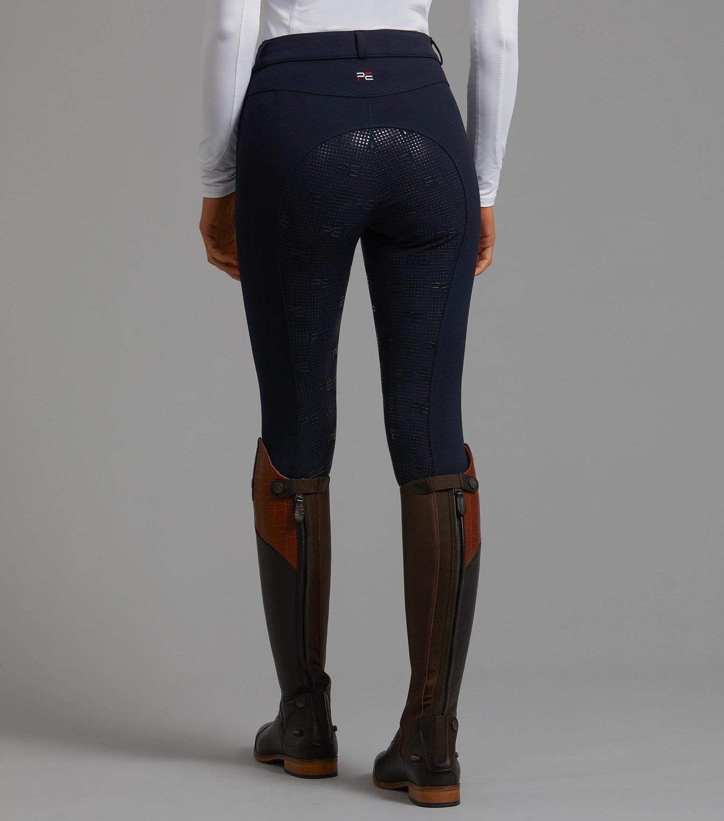 Premier Equine Cassa Ladies Full Seat Gel Riding Breeches Navy - N P Equestrian & Pet Supplies Ltd