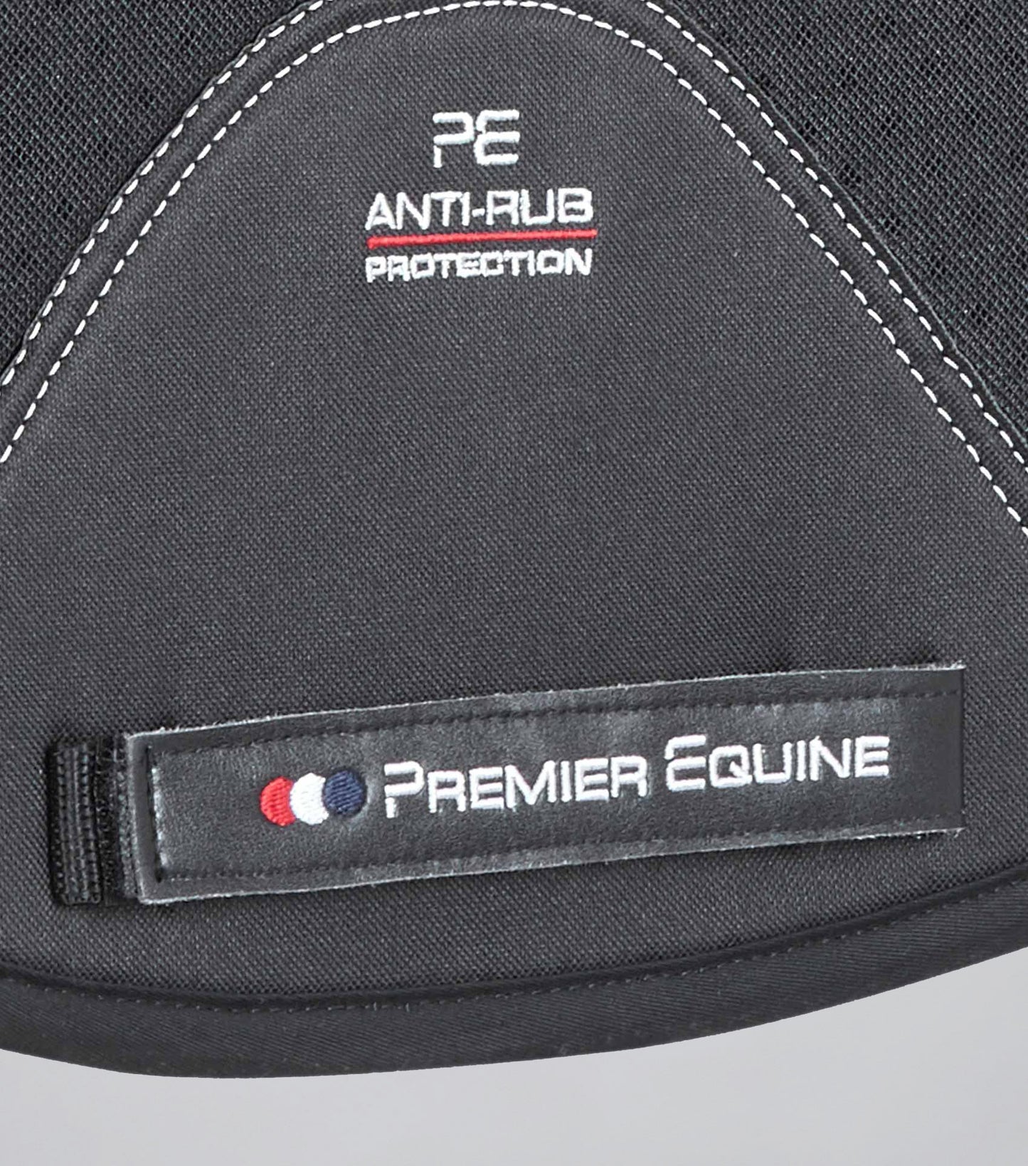 Premier Equine Close Contact Airtechnology Shockproof Wool Saddle Pad - Dressage Square Black/Black Wool
