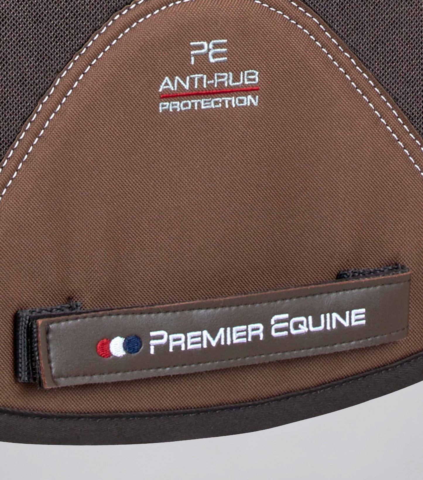 Premier Equine Close Contact Airtechnology Shockproof Wool Saddle Pad - Dressage Square Brown/Brown Wool