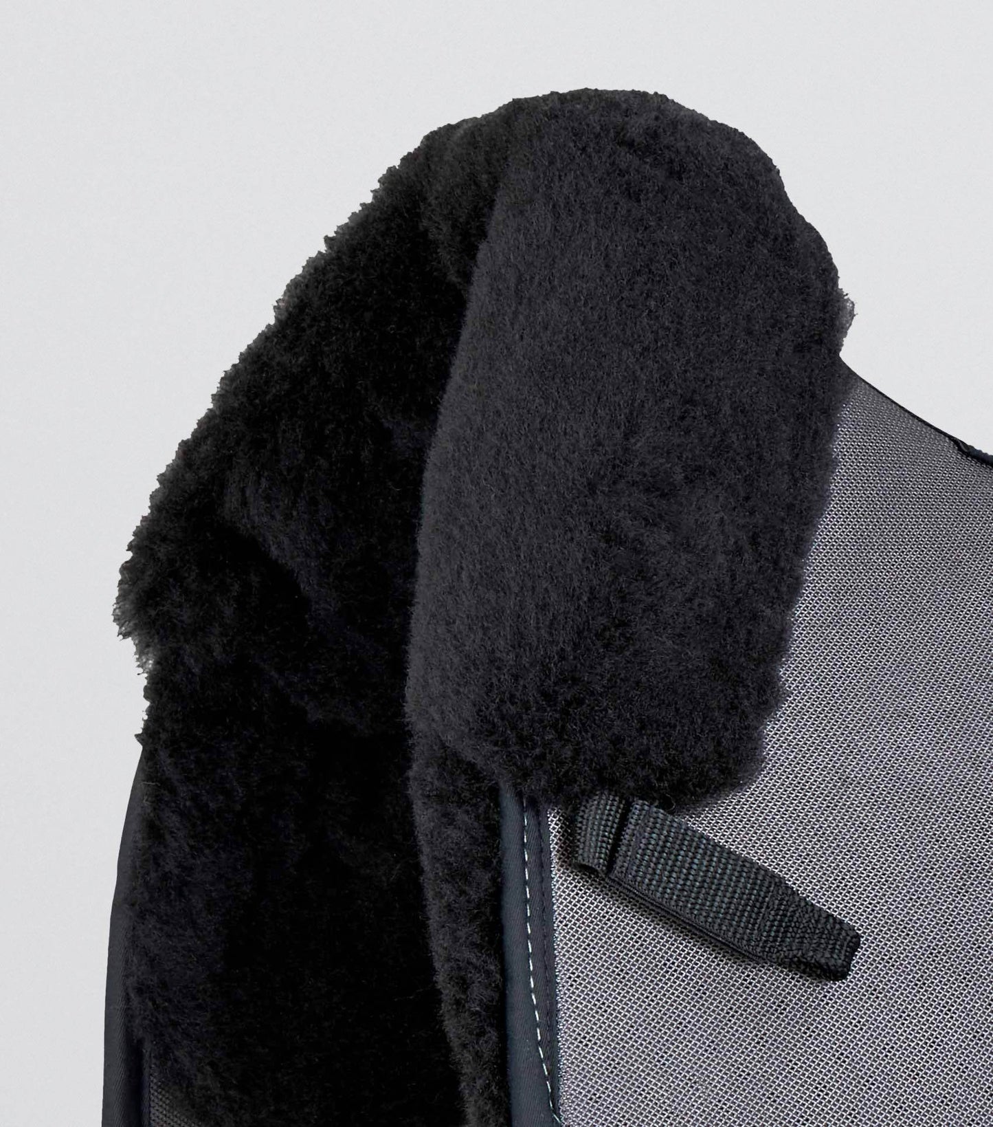 Premier Equine Close Contact Airtechnology Shockproof Wool Saddle Pad - Dressage Square Grey/Black Wool - N P Equestrian & Pet Supplies Ltd