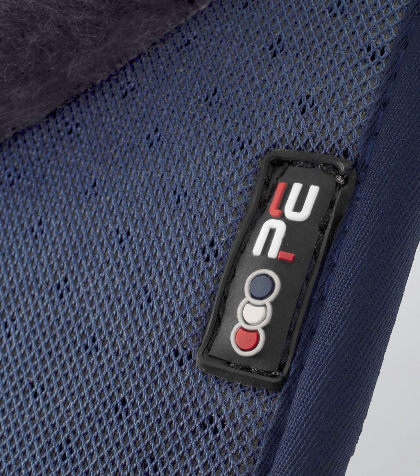 Premier Equine Close Contact Airtechnology Shockproof Wool Saddle Pad - Dressage Square Navy/Grey Wool
