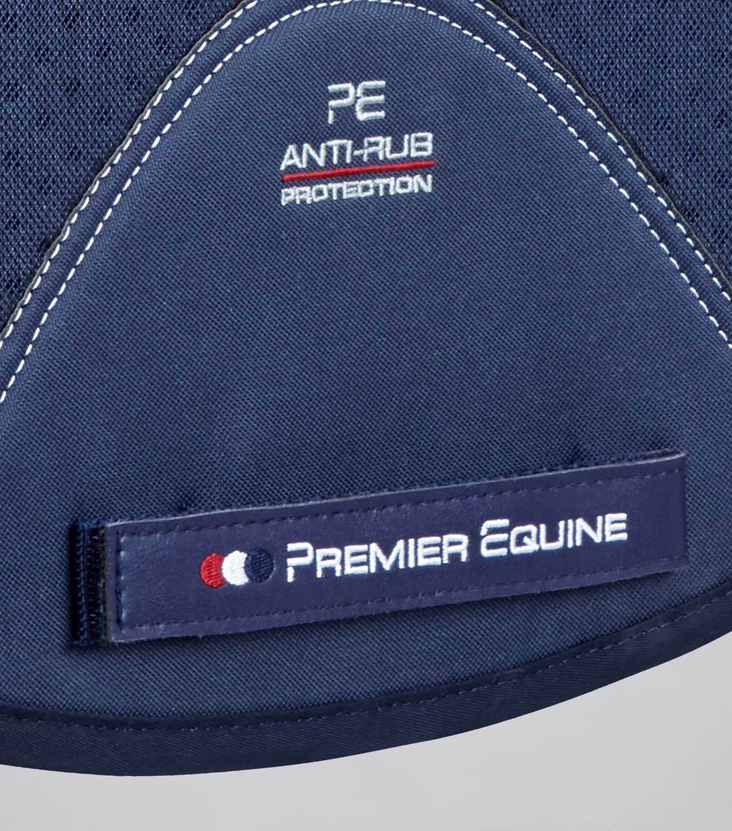 Premier Equine Close Contact Airtechnology Shockproof Wool Saddle Pad - Dressage Square Navy/Grey Wool - N P Equestrian & Pet Supplies Ltd