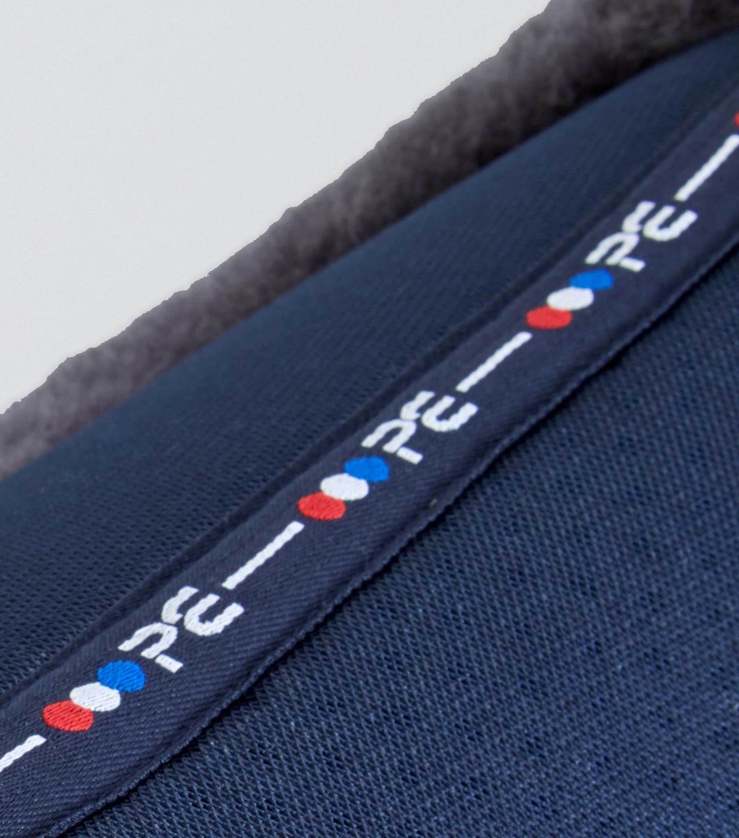 Premier Equine Close Contact Airtechnology Shockproof Wool Saddle Pad - Dressage Square Navy/Grey Wool - N P Equestrian & Pet Supplies Ltd