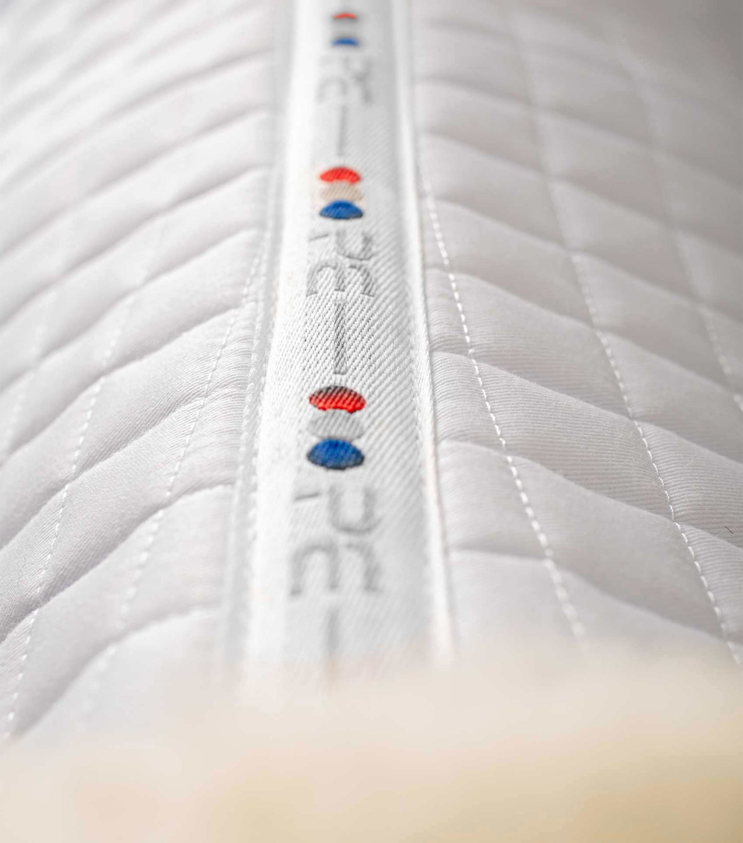 Premier Equine Close Contact Merino Wool European Saddle Pad - GP/Jump Square White/Natural Wool