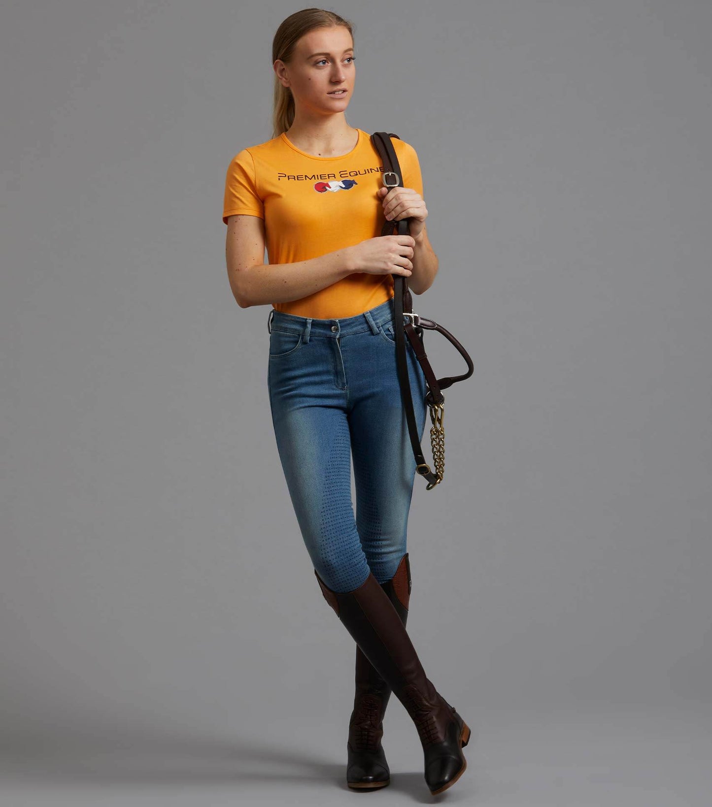 Premier Equine Chiaro Ladies Cotton Riding T-Shirt - N P Equestrian & Pet Supplies Ltd
