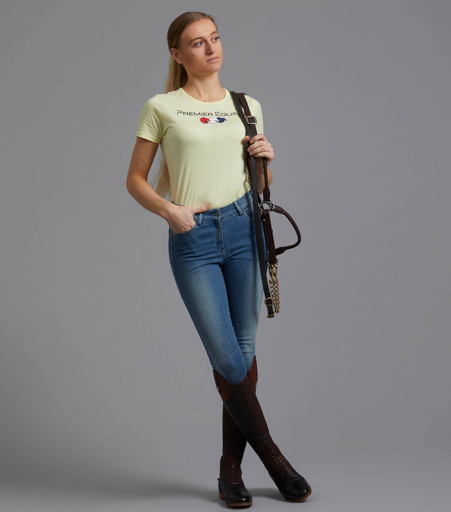 Premier Equine Chiaro Ladies Cotton Riding T-Shirt - N P Equestrian & Pet Supplies Ltd