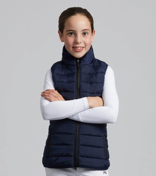 Premier Equine Dante Junior Unisex Gilet Navy - N P Equestrian & Pet Supplies Ltd