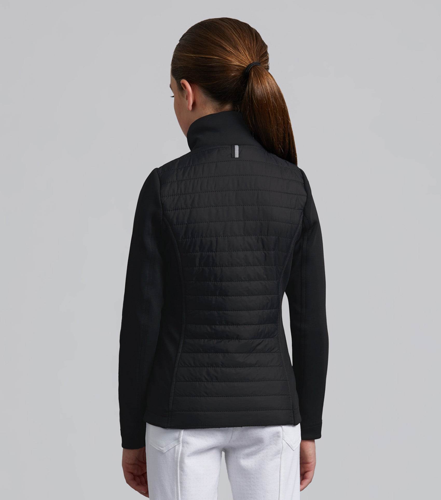 Premier Equine Mini Elena Girl's Hybrid Riding Jacket Black - N P Equestrian & Pet Supplies Ltd