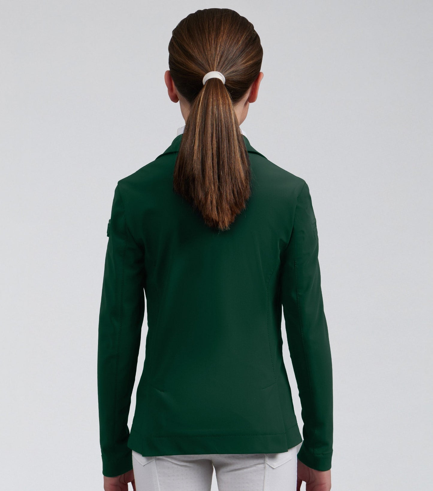 Premier Equine Evinco Girls Competition Jacket Alpine Green