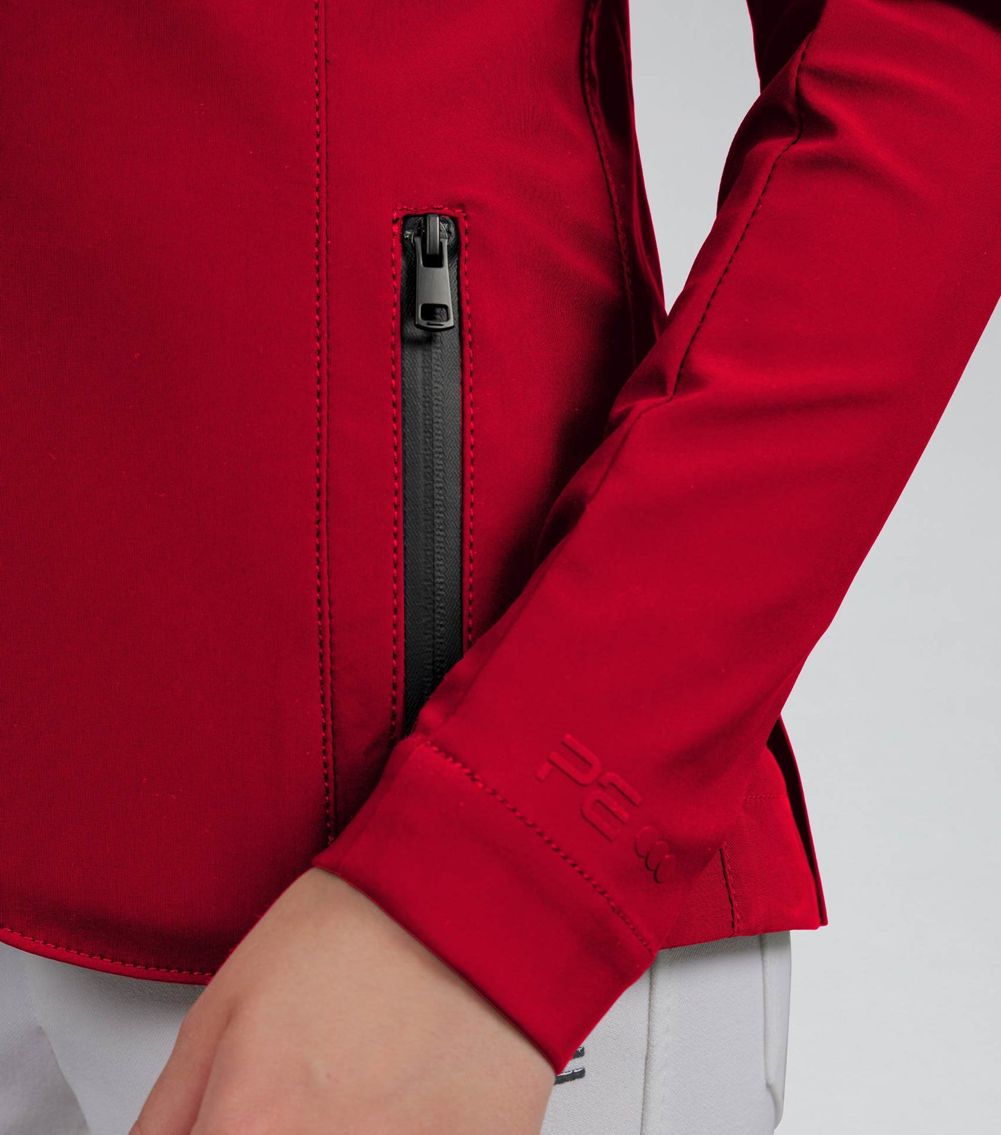 Premier Equine Evinco Girls Competition Jacket London Red