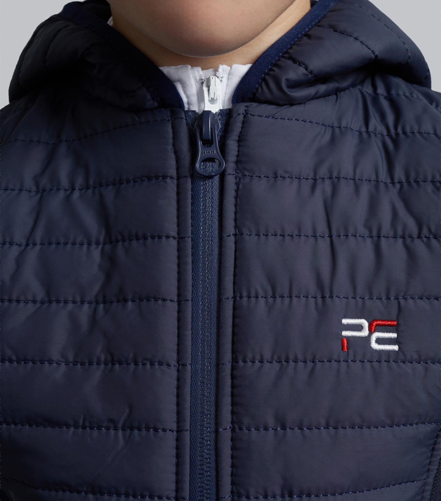 Premier Equine Mini Lamera Girl's Hybrid Riding Gilet Navy