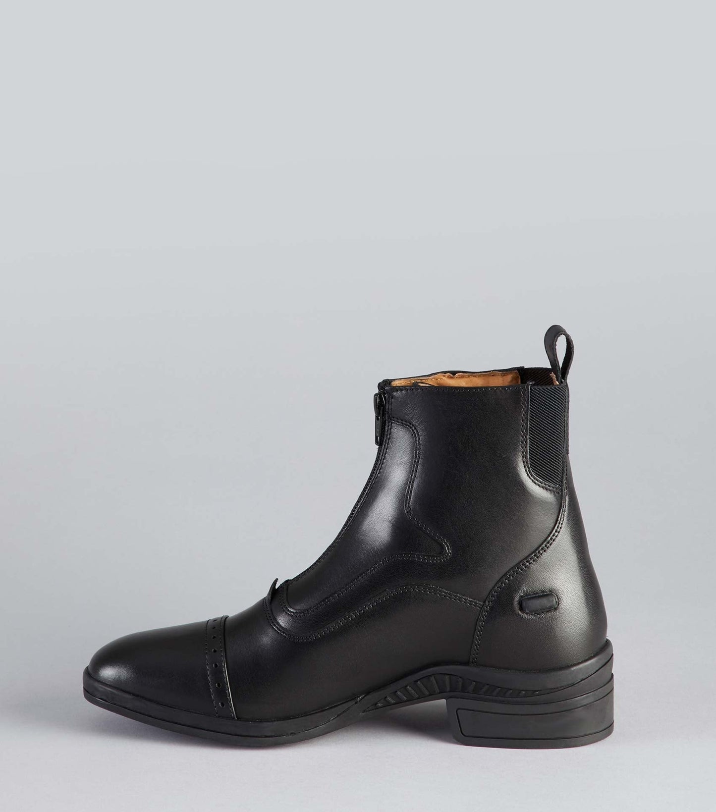 Premier Equine Loxley Ladies Leather Paddock/Riding Boot Black