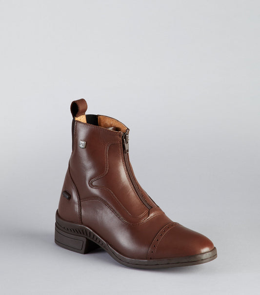 Premier Equine Loxley Ladies Leather Paddock/Riding Boot Brown