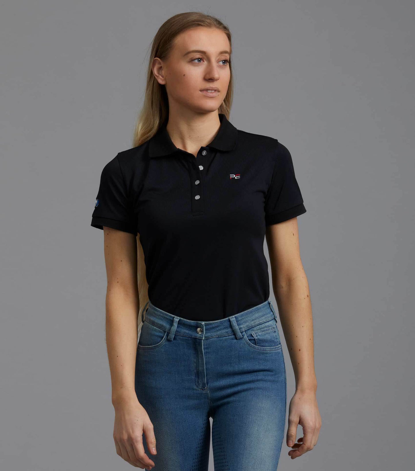 Premier Equine PE Ladies Team Polo Shirt - N P Equestrian & Pet Supplies Ltd