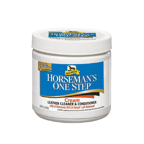 Absorbine Horseman’s One Step® Cream Leather Cleaner & Conditioner