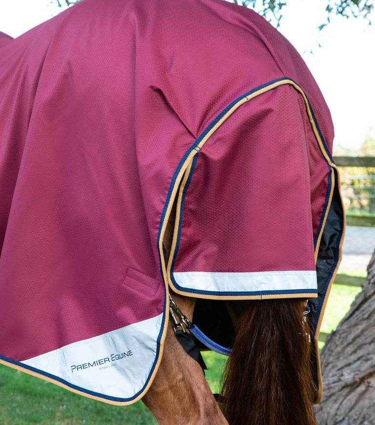 Premier Equine Akoni 0g Turnout Rug with Classic Neck Cover Navy