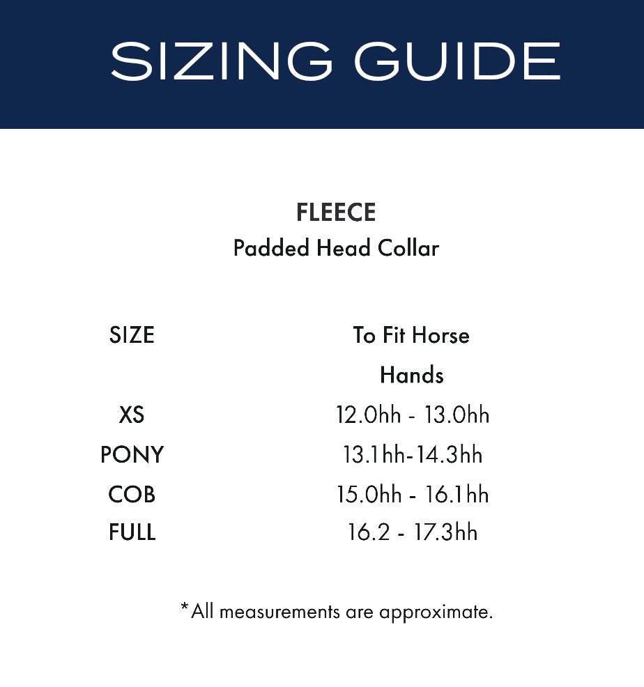 Premier Equine Fleece Padded Head Collar - N P Equestrian & Pet Supplies Ltd