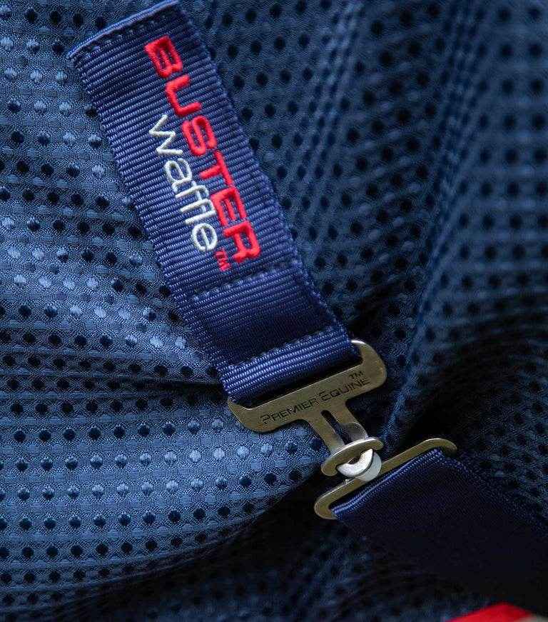 Premier Equine Buster Waffle Horse Cooler Rug Black