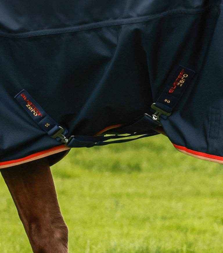 Premier Equine Buster Zero Turnout Rug with Classic Neck Cover Burgundy