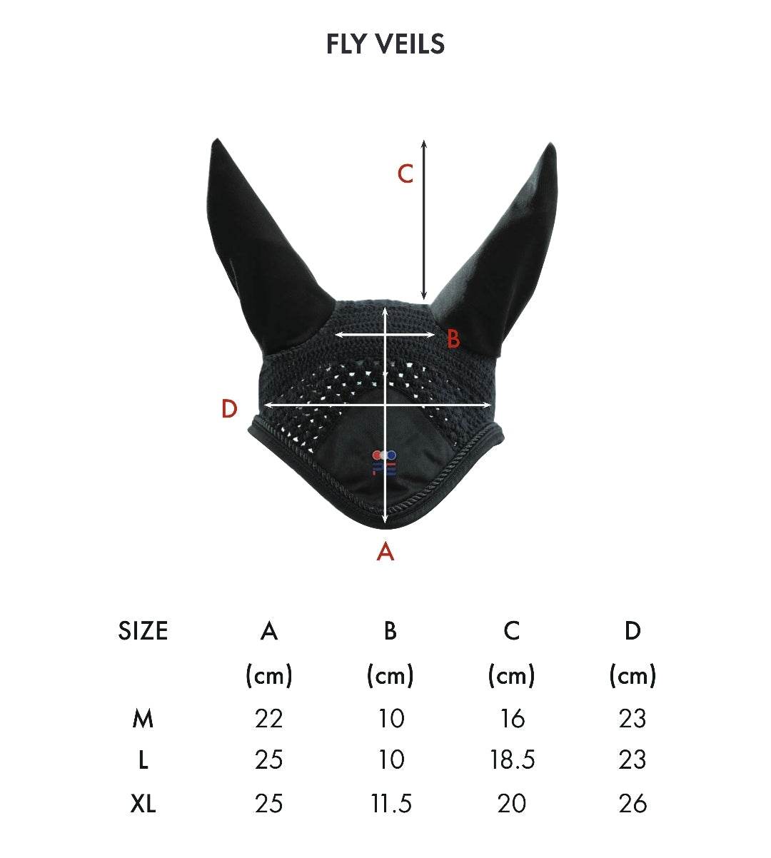 Premier Equine Salto Fly Veil - N P Equestrian & Pet Supplies Ltd