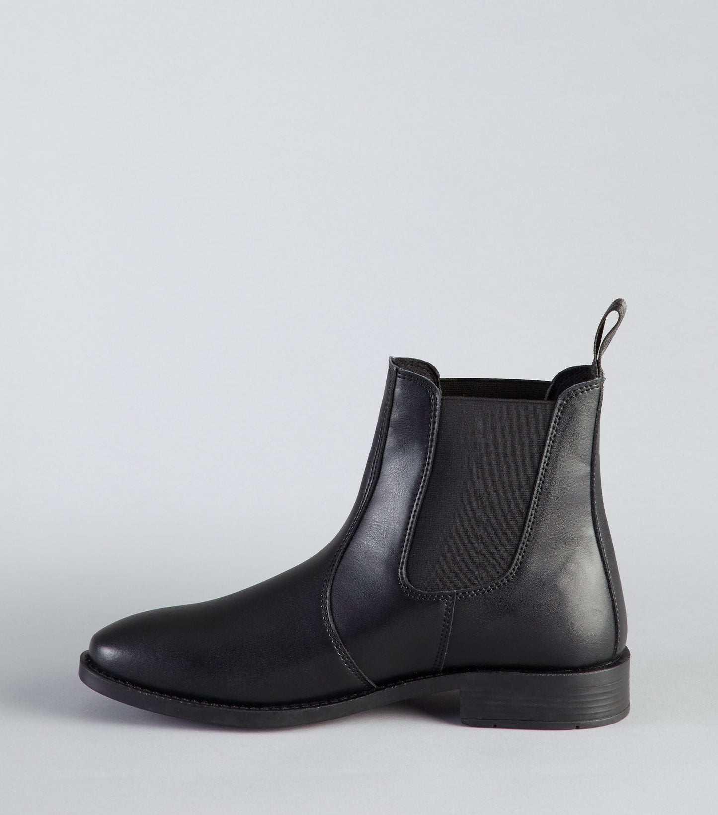 Premier Equine Rossago Synthetic Chelsea Paddock Boot Black
