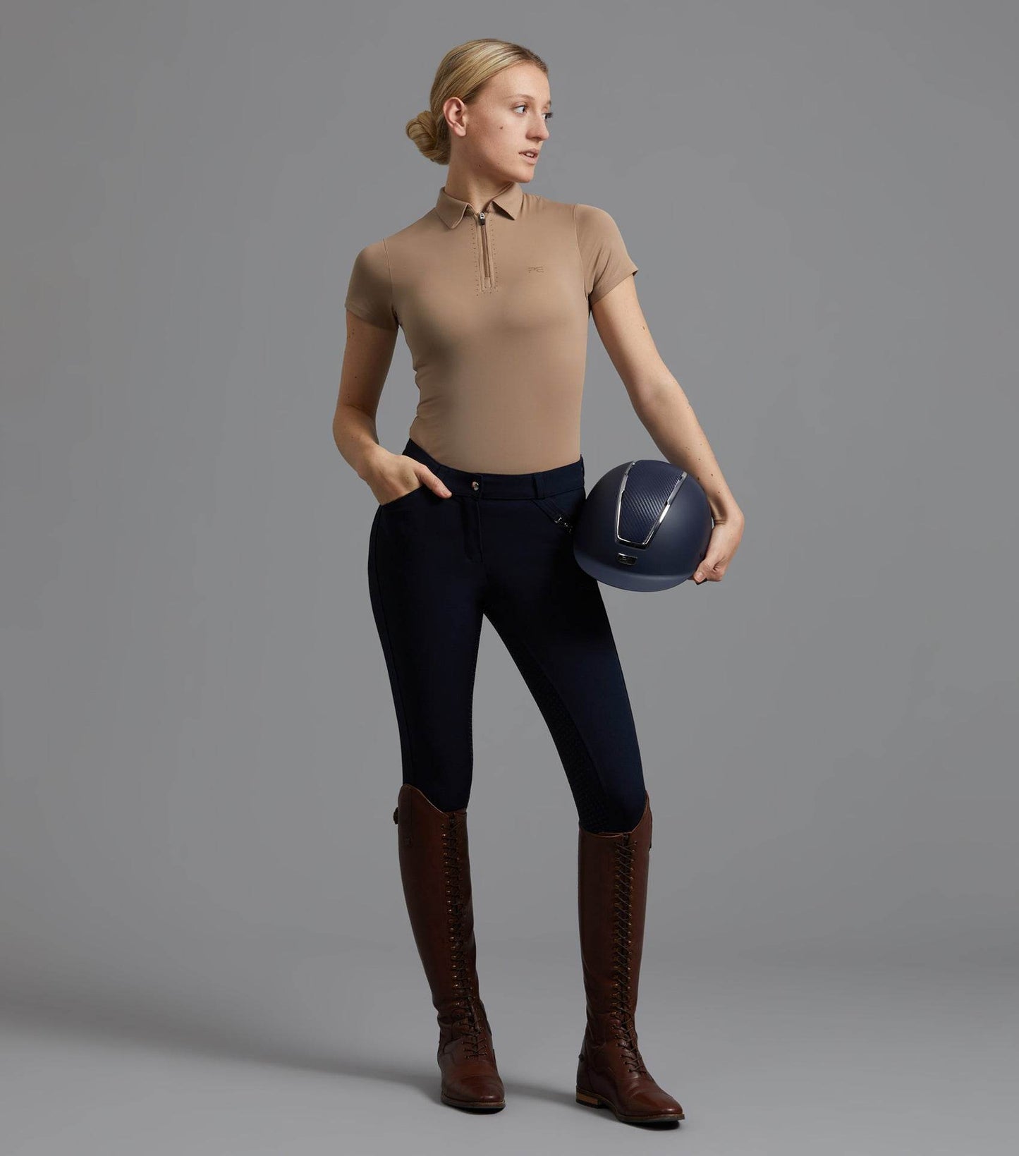Premier Equine Scintillo Ladies Short Sleeve Riding Top - N P Equestrian & Pet Supplies Ltd