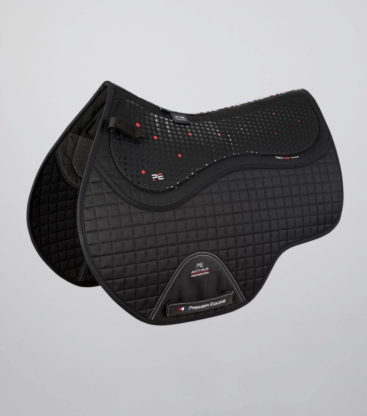 Premier Equine Close Contact Tech Grip Pro Anti-Slip Saddle Pad - GP/Jump Black - N P Equestrian & Pet Supplies Ltd