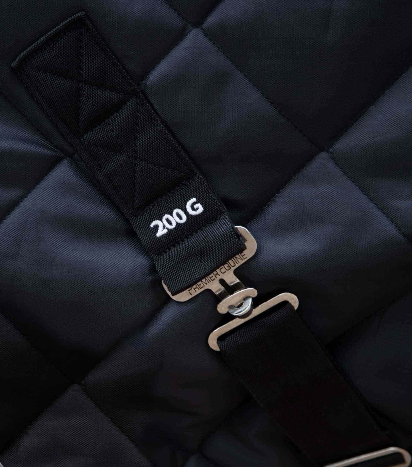 Premier Equine Tuscan Stable Rug 200g Black - N P Equestrian & Pet Supplies Ltd