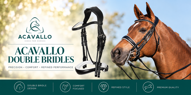 Acavallo Double Bridles - N P Equestrian & Pet Supplies Ltd 