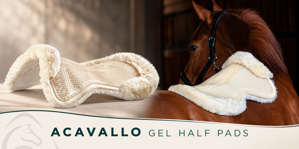 Acavallo Gel Half Pads - N P Equestrian & Pet Supplies Ltd 