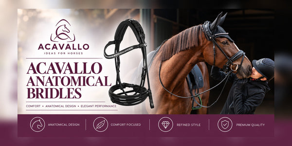 Acavallo Anatomical Bridles - N P Equestrian & Pet Supplies Ltd 