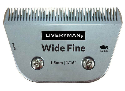 Liveryman A5 Blade Wide Fine 1.5mm - N P Equestrian & Pet Supplies Ltd 