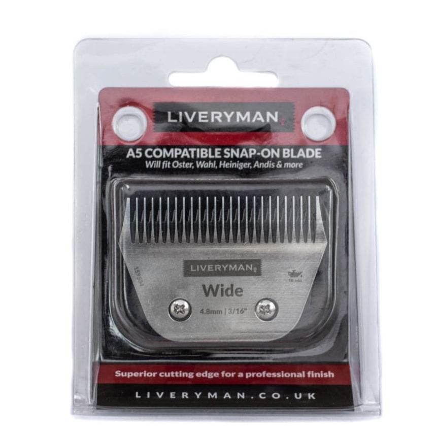Liveryman A5 Blade Wide Fine 4.8mm - N P Equestrian & Pet Supplies Ltd 