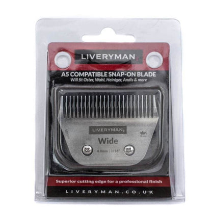 Liveryman A5 Blade Wide Fine 4.8mm - N P Equestrian & Pet Supplies Ltd 