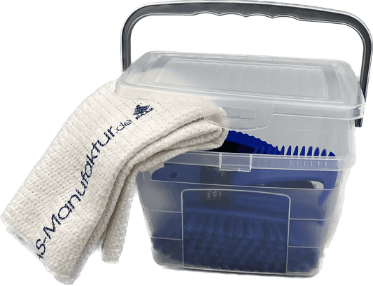 HAAS Kinder Box Clear & Blue - N P Equestrian & Pet Supplies Ltd 