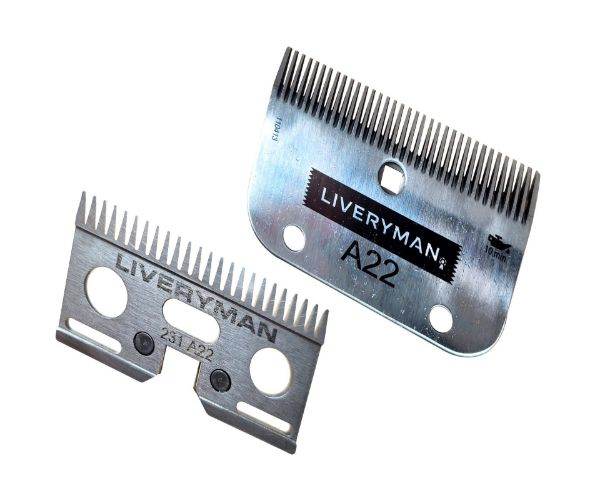 Liveryman A22 Blades - 1mm - N P Equestrian & Pet Supplies Ltd 