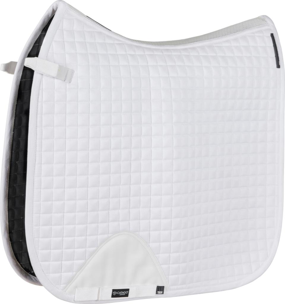 CATAGO FIR-Tech Performance Dressage Saddle Pad - White