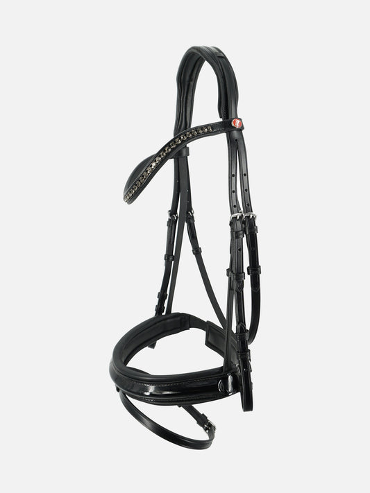 Kieffer Snaffle Bridle Comfort Paris - Black