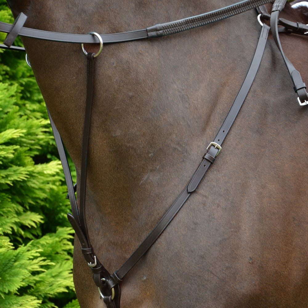 Hy Equestrian Hunting Breastplate Brown
