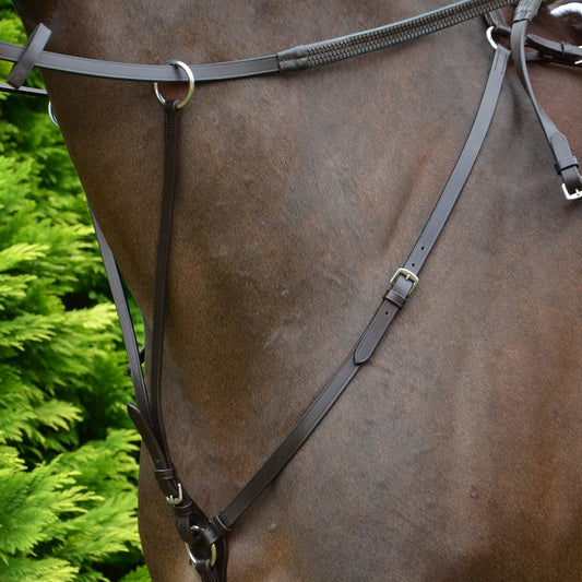 Hy Equestrian Hunting Breastplate Brown
