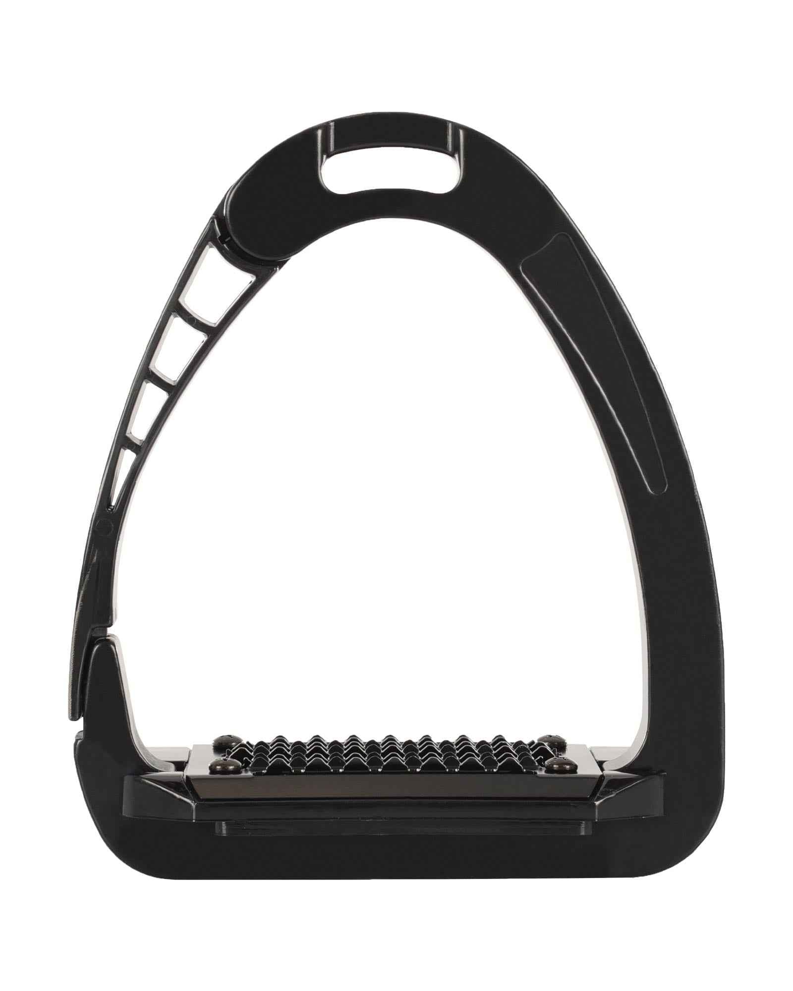 Acavallo Arena Aluplus Junior Stirrups - Total Black