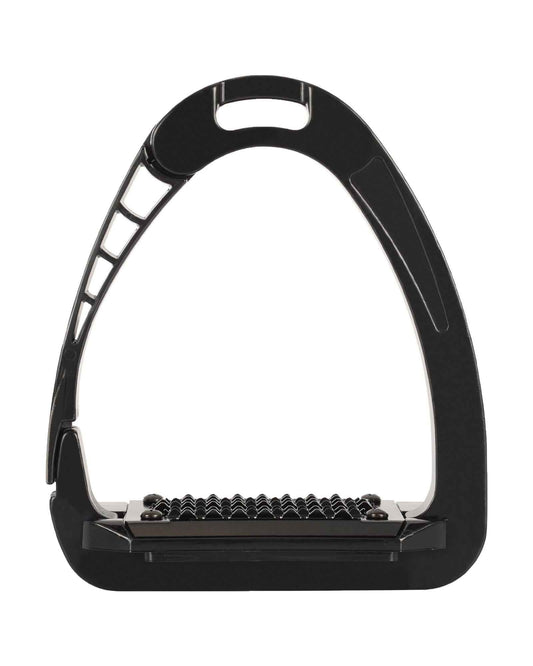 Acavallo Arena Aluplus Junior Stirrups - Total Black