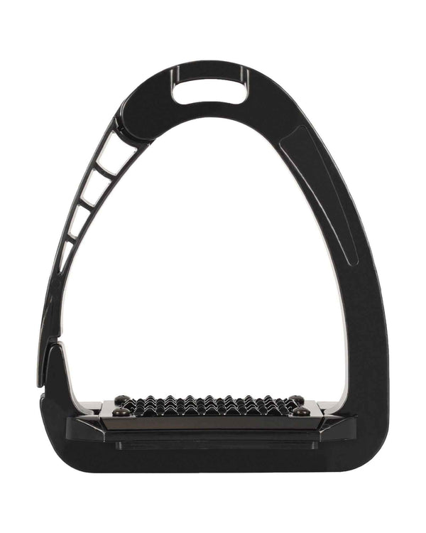 Acavallo Arena Aluplus Junior Stirrups - Total Black