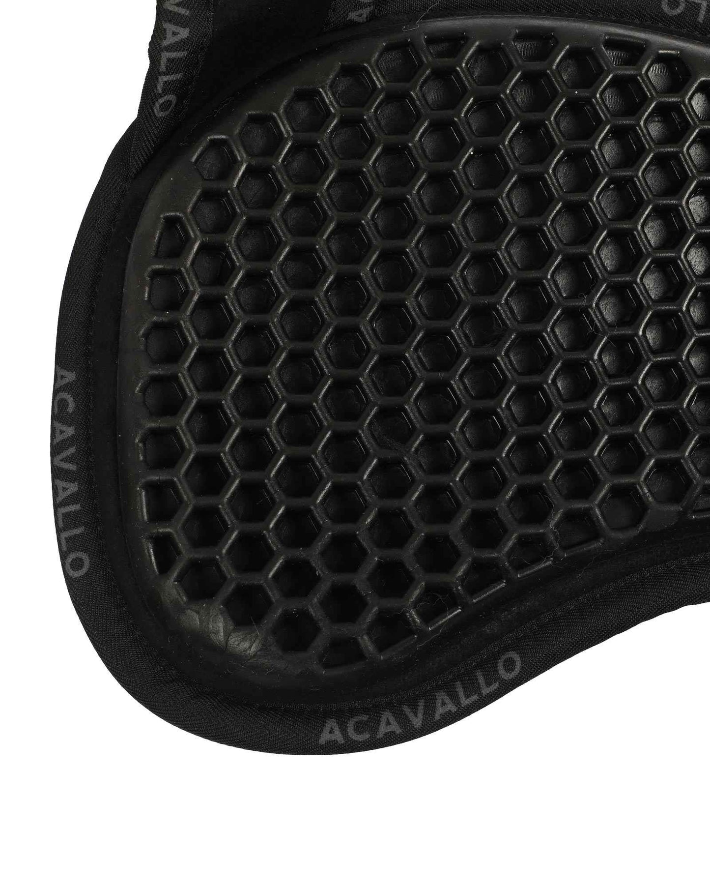Acavallo Pad MF-S WFS Suede Rear Sheepskin Hexagonal Gel Flat - Black/Black