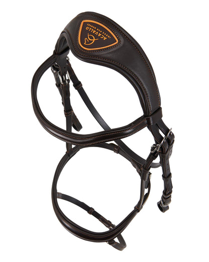 ACAVALLO ALLEGORIA Dark Brown Anatomic Bridle | Equiflair Horse Tack - FULL