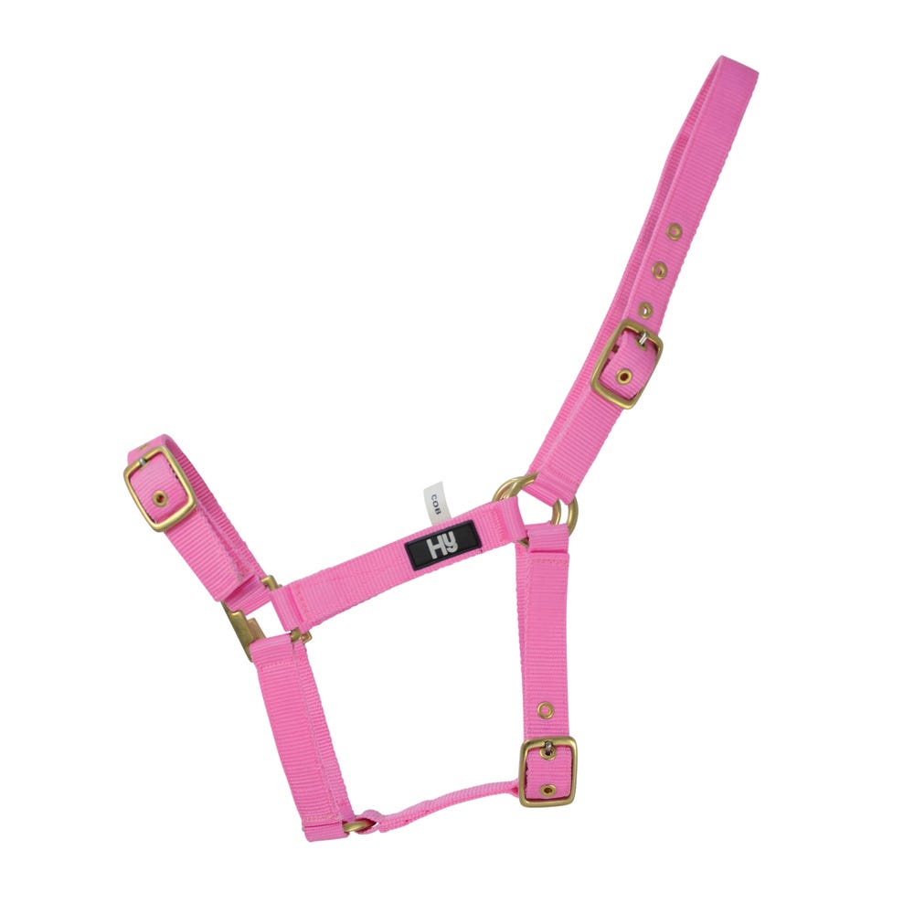 Hy Equestrian Holly Fully Adjustable Head Collar Pink