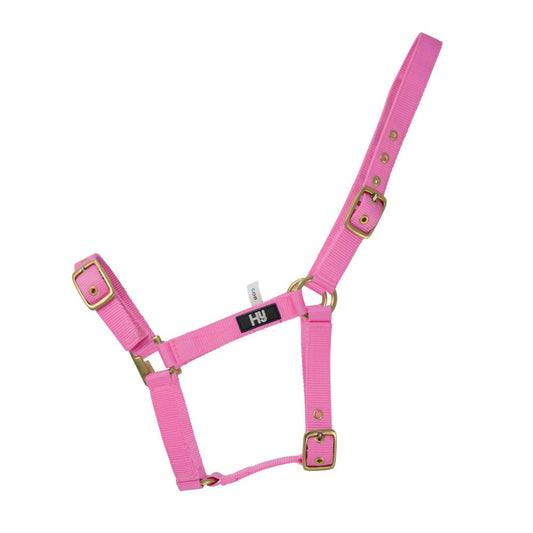 Hy Equestrian Holly Fully Adjustable Head Collar Pink