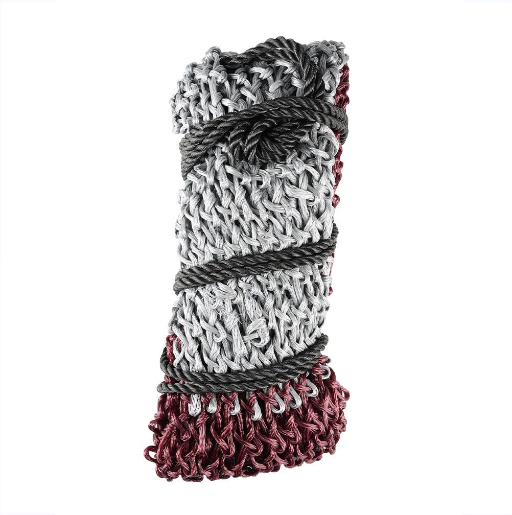 Hy Equestrian Slow Flow Haynet Burgundy/Grey - N P Equestrian & Pet Supplies Ltd